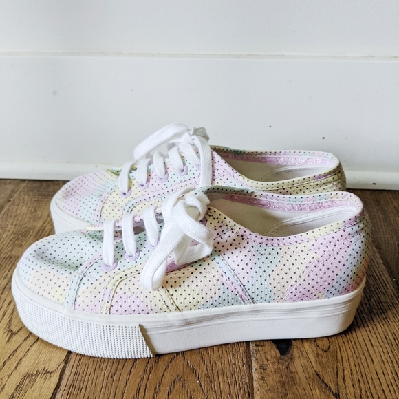 superga pastel platform sneaker